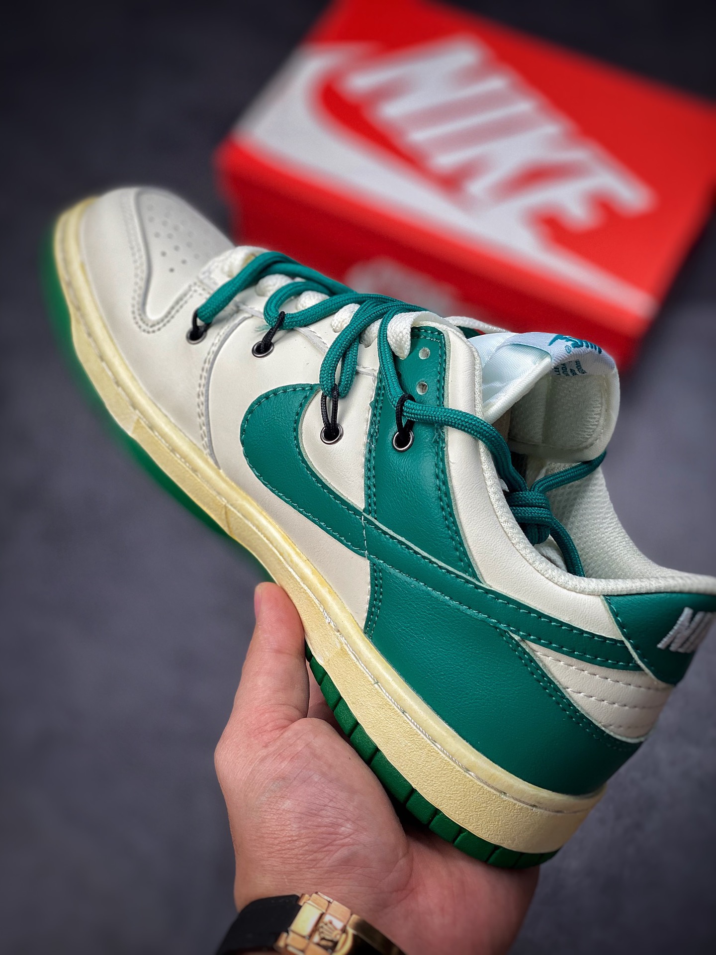 190 Nike Dunk SB Low 做旧白绿绑带 DD1503-112