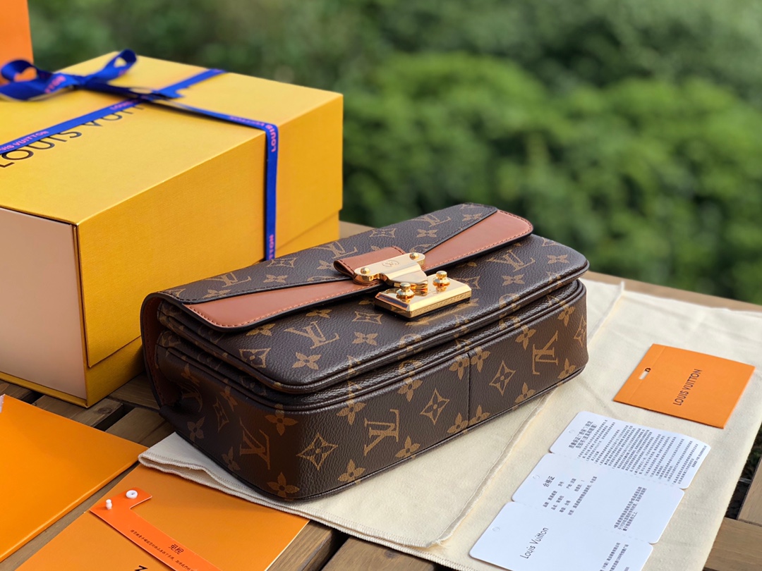 🌼 m46127尺寸24.5×15×6.5渠道特供2022 春季推出LV Marceau 链条包，以玲珑