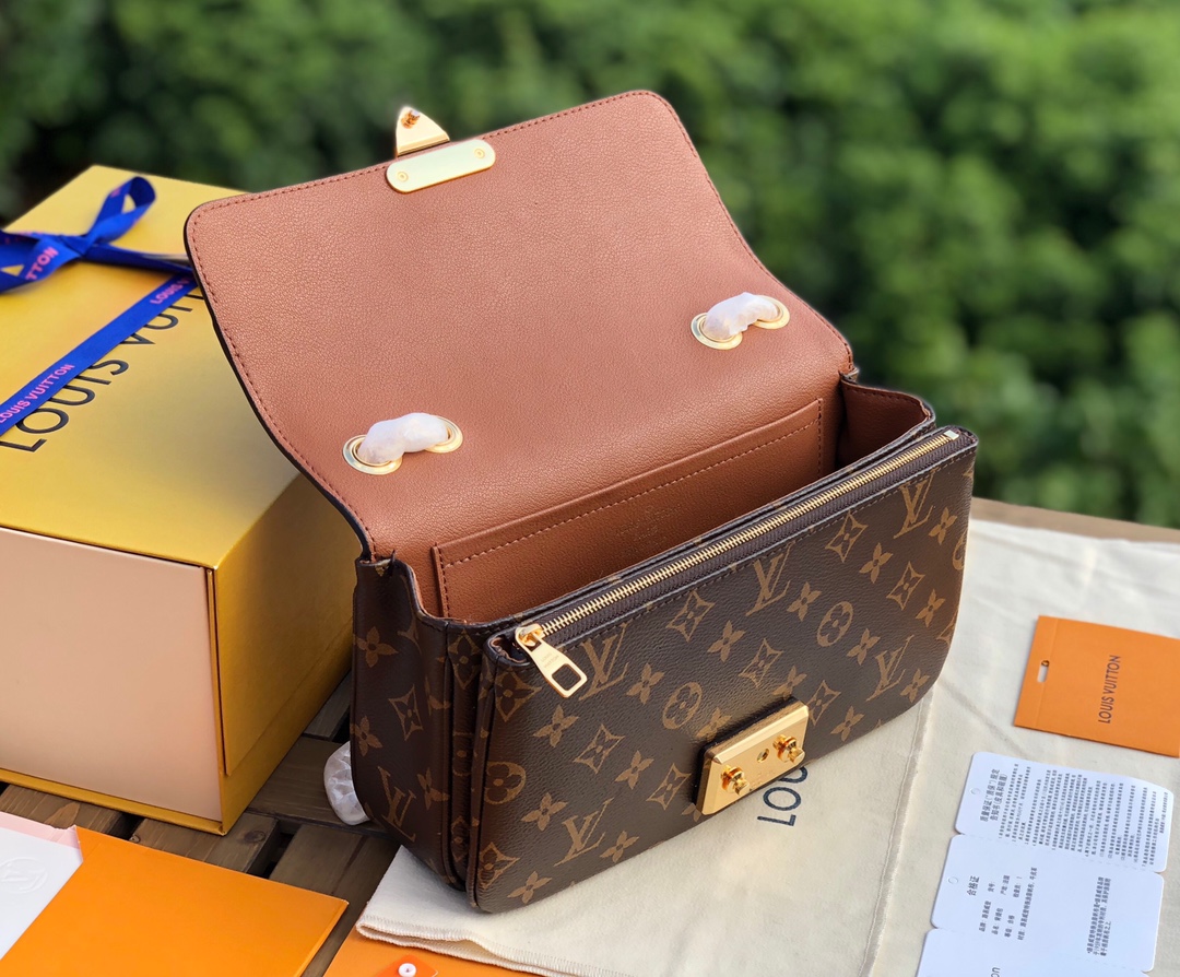 🌼 m46127尺寸24.5×15×6.5渠道特供2022 春季推出LV Marceau 链条包，以玲珑