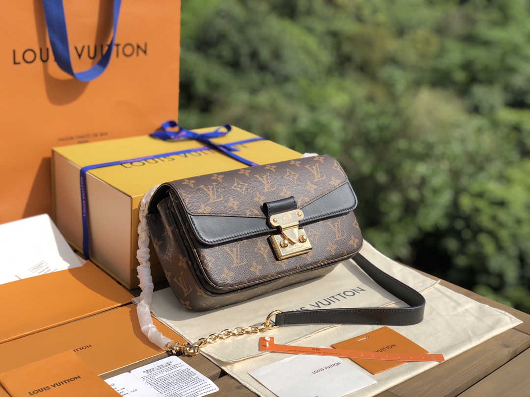 🌼 m46126尺寸24.5×15×6.5海外渠道特供，LV最近新推出，MARCEAU链条手袋时尚干练的