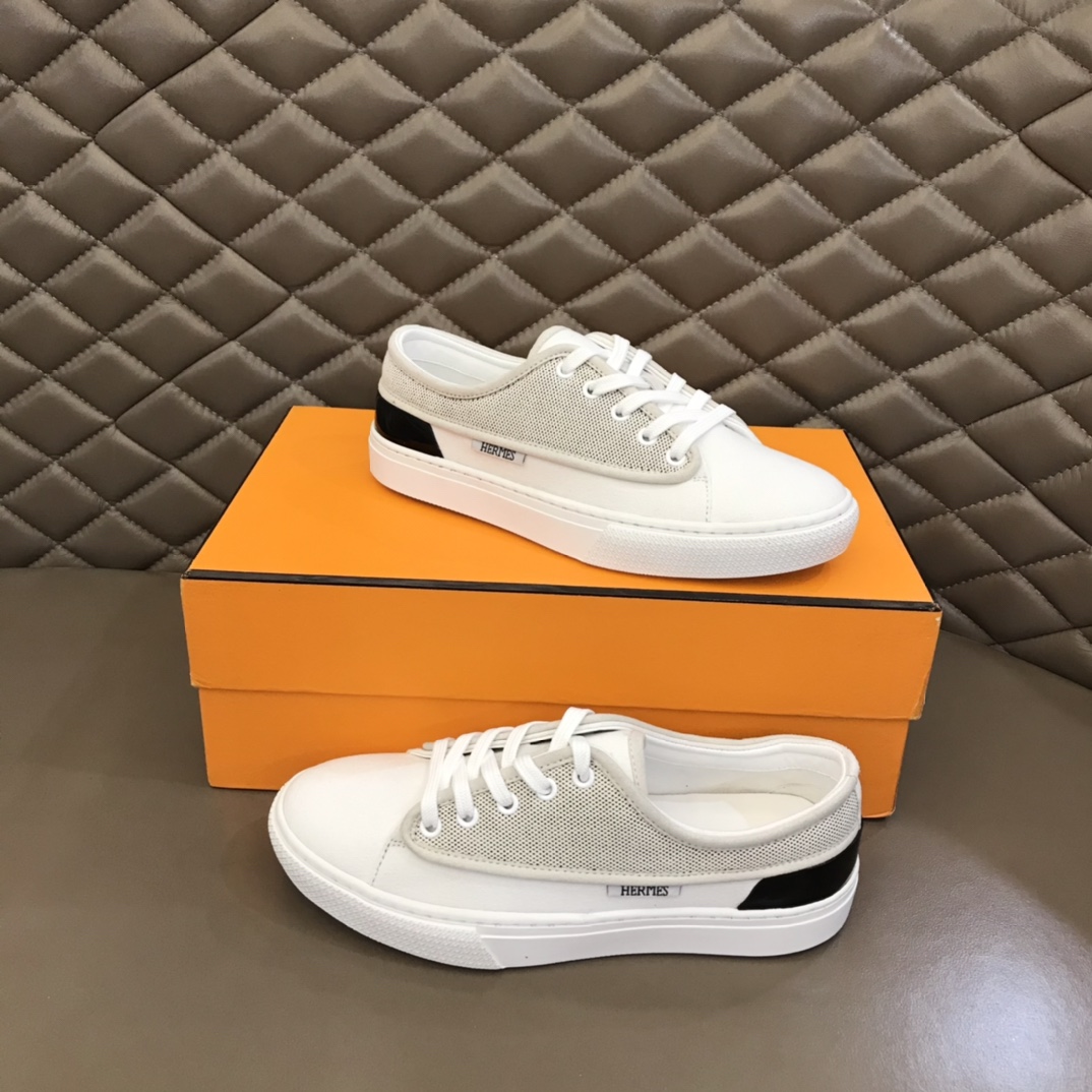 Hermes爱马仕   内里鞋垫均进口小牛皮高端男士休闲鞋