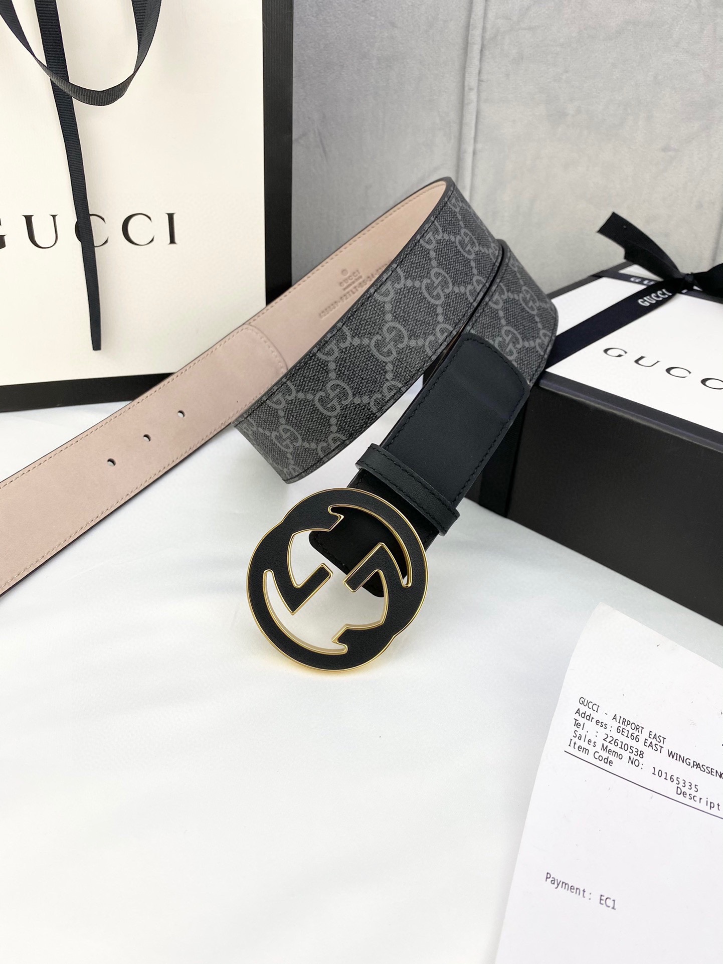 宽度4.0cmgucci这款腰带在2