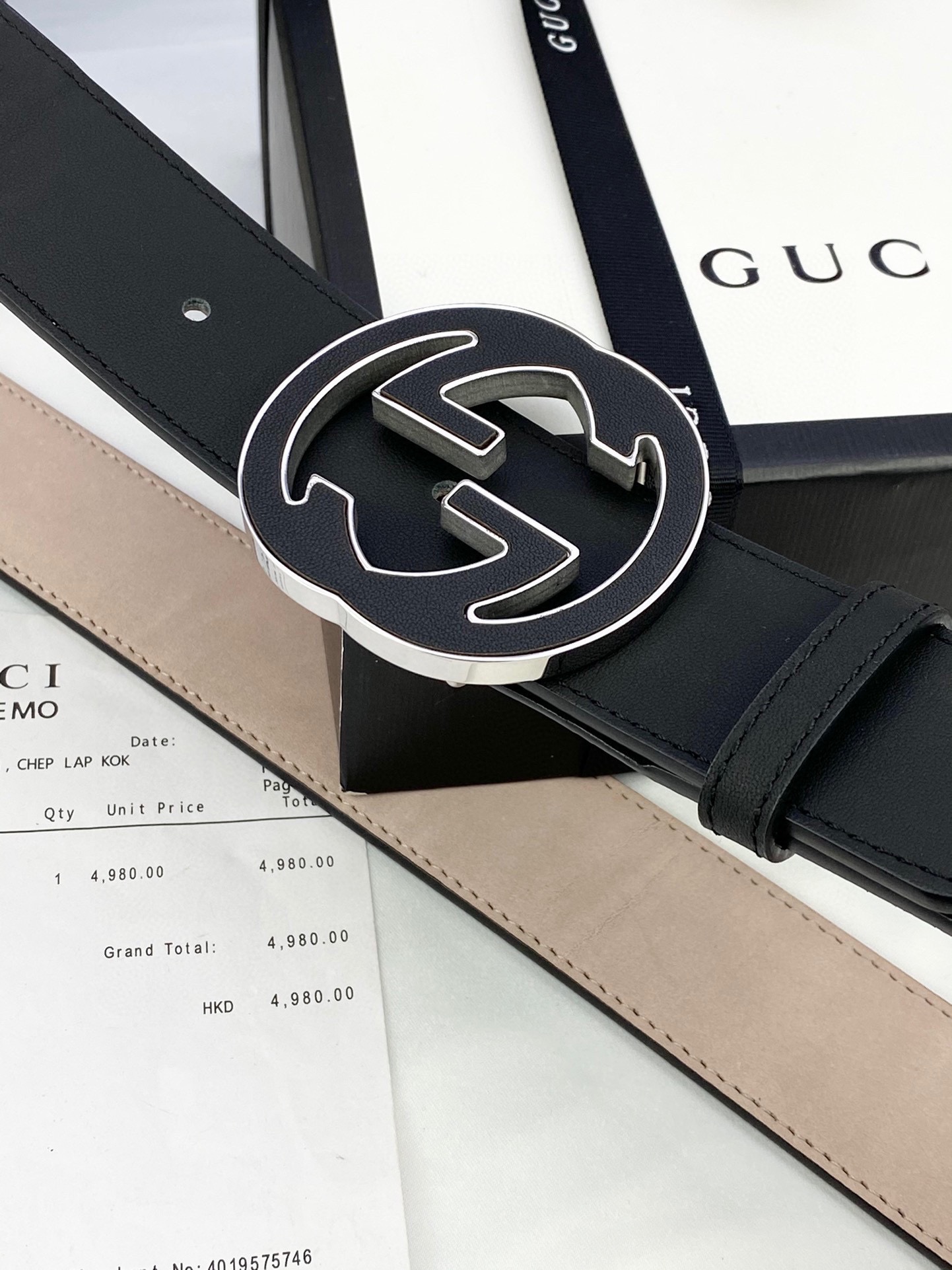 宽度4.0cmgucci这款腰带在2