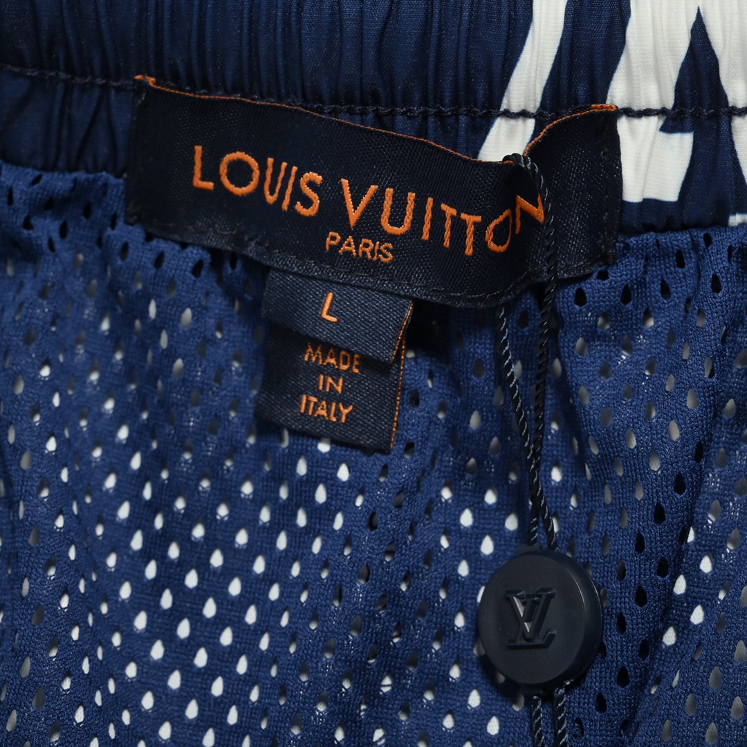 220 Louis Vuitton/路易威登 22ss 满印老花飘带短裤