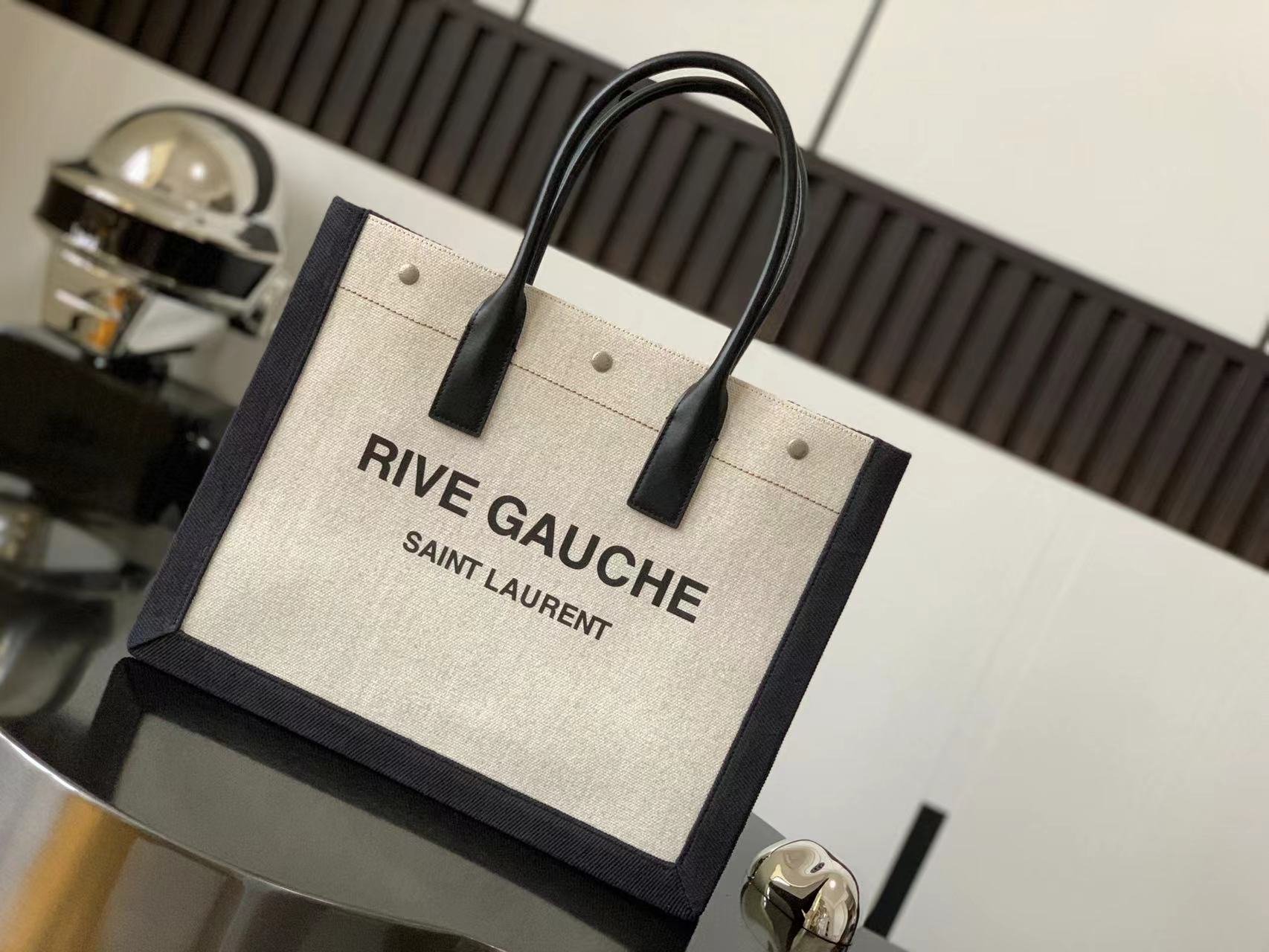 RIVE GAUCHE 帆布 托特包 购物袋