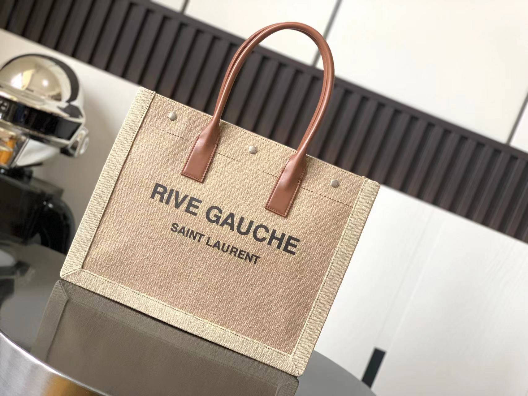 RIVE GAUCHE 帆布 托特包 购物袋