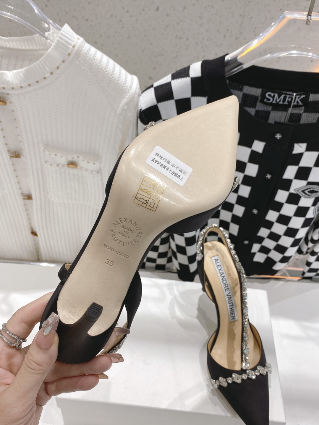 AlexandreVuthier Crystal Shoes Offer: $725, Custom Italian Leather, 8.5CM Heel - 图片 9