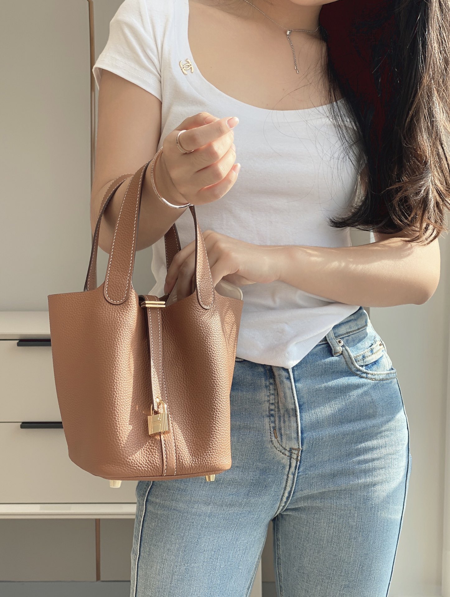 Hermès Luxury Designer Handbag Shoulder Crossbody Bag crafted in premium 5