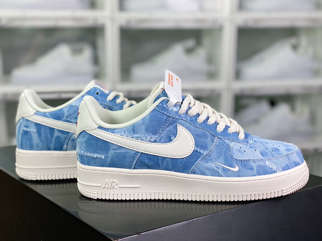 [Air Force Series]Nike Air Force 1 Low PRM "Denim Paisley" Air Force One Class