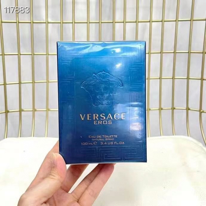 Versace Eros Eau de Toilette for Men, 100ml - Aromatic and Woody Fragrance