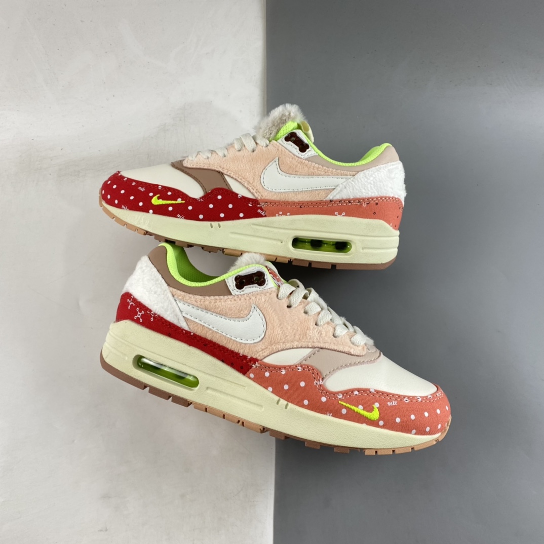 P240  Nike Air Max 1 Prm ”Best Friend” 田园犬主题 半掌气垫复古跑步鞋 DR2553-111