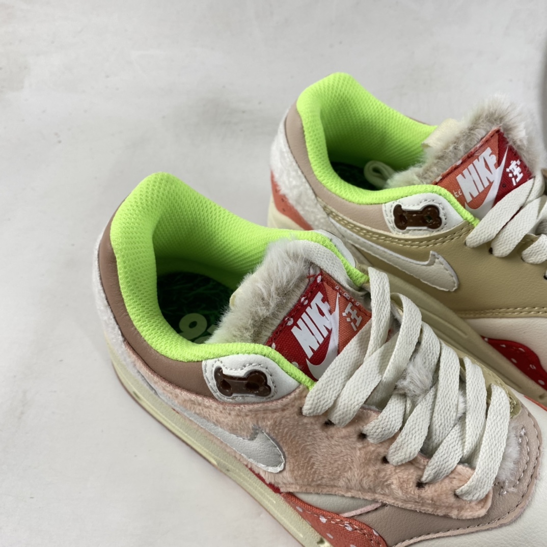 P240  Nike Air Max 1 Prm ”Best Friend” 田园犬主题 半掌气垫复古跑步鞋 DR2553-111