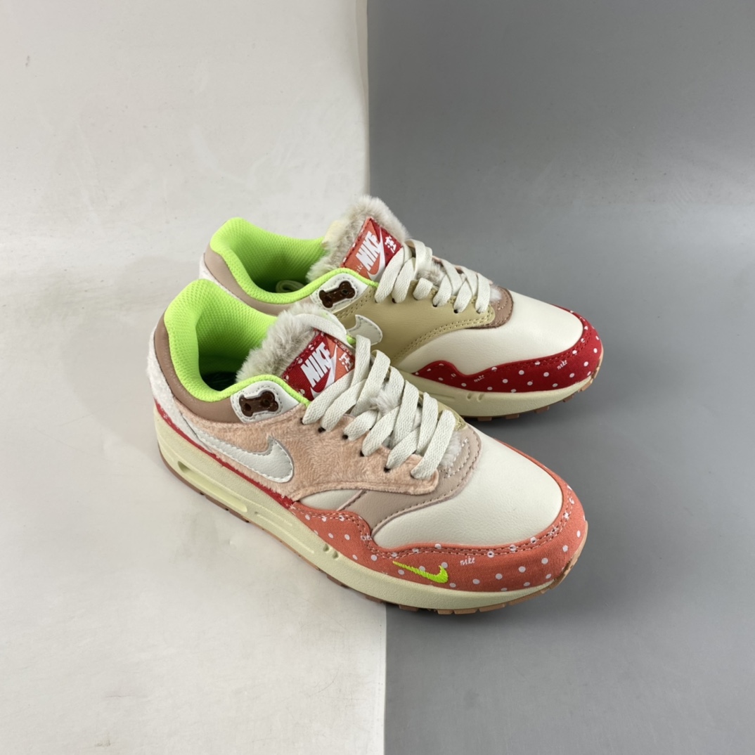 P240  Nike Air Max 1 Prm ”Best Friend” 田园犬主题 半掌气垫复古跑步鞋 DR2553-111