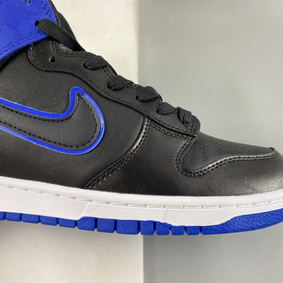 P400  Nike SB Dunk High”Blue Camo” 黑蓝迷彩 SB扣篮系列高帮休闲运动滑板板鞋 DD3359-001