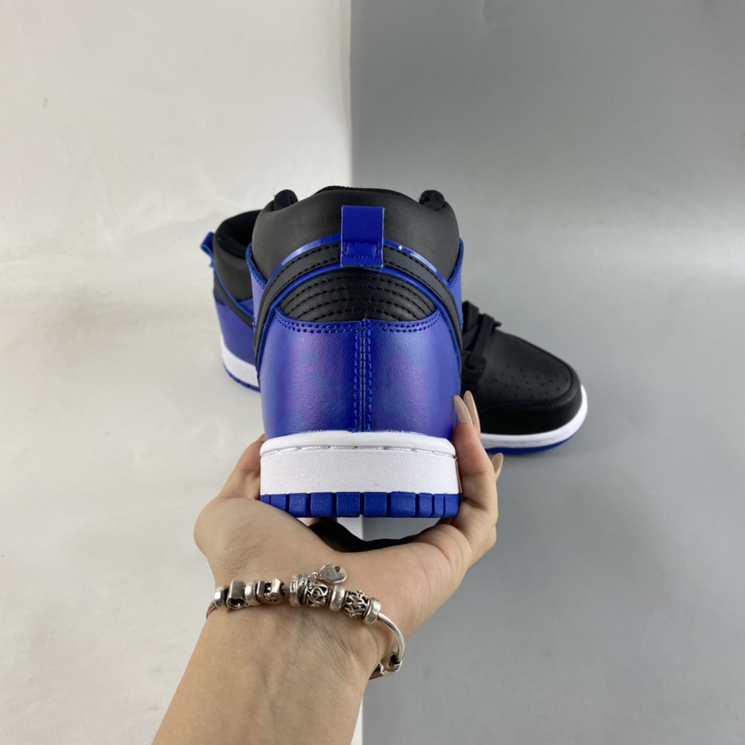 P400  Nike SB Dunk High”Blue Camo” 黑蓝迷彩 SB扣篮系列高帮休闲运动滑板板鞋 DD3359-001