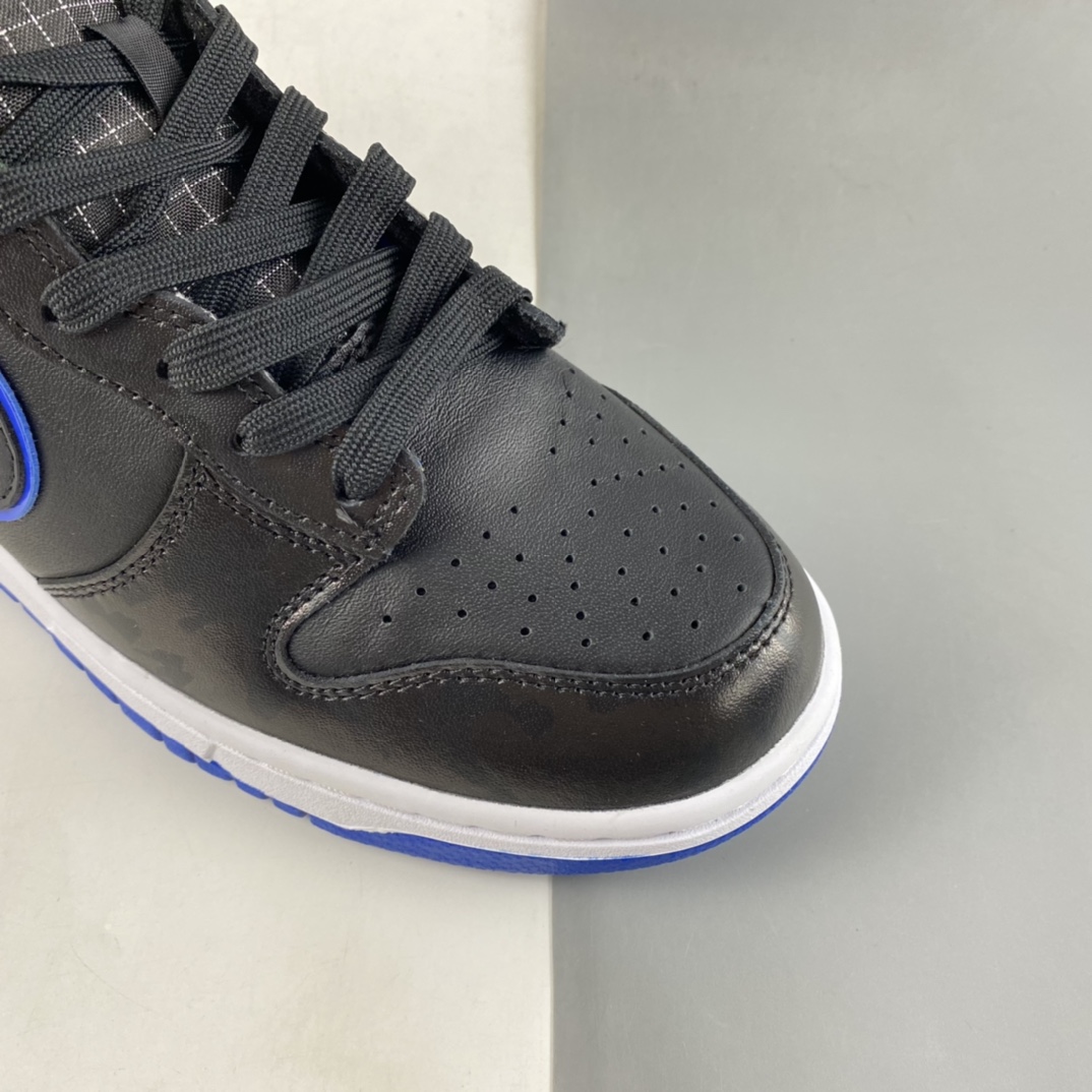 P400  Nike SB Dunk High”Blue Camo” 黑蓝迷彩 SB扣篮系列高帮休闲运动滑板板鞋 DD3359-001