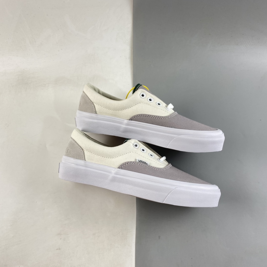 Vans Era 95 DX white and gray stitching low-top casual vulcanized board shoes VANSBESTFRIEND1