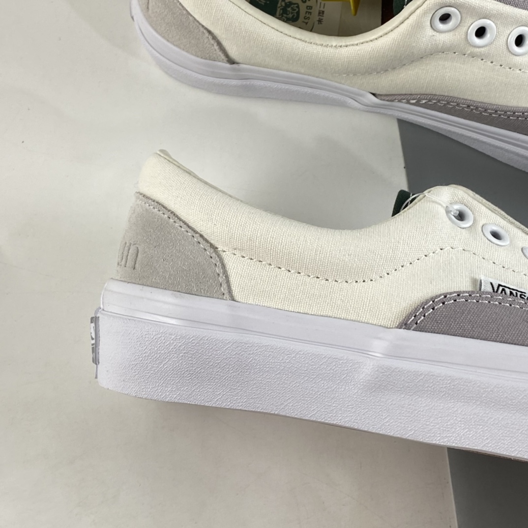 Vans Era 95 DX white and gray stitching low-top casual vulcanized board shoes VANSBESTFRIEND1