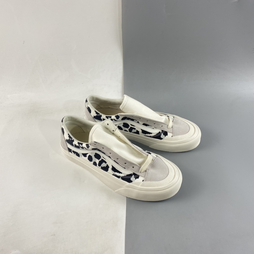 Vans Style 36 Vans Official Leopard Print Low Top Casual Board Shoes VN0A35BD8L2