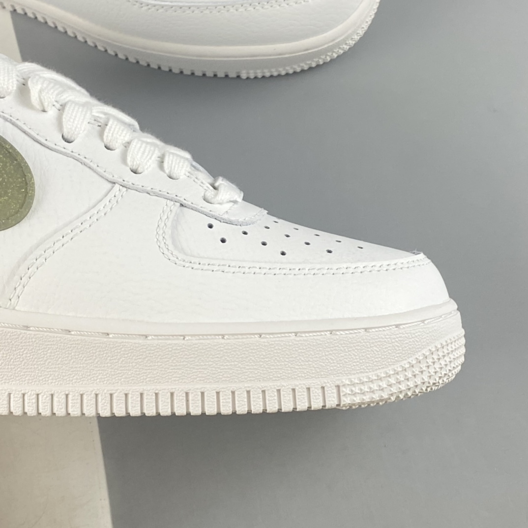 P200  Nike Air Force 1 Low ”Glitter Swoosh” 闪粉 空军一号低帮休闲板鞋 DH4407-101