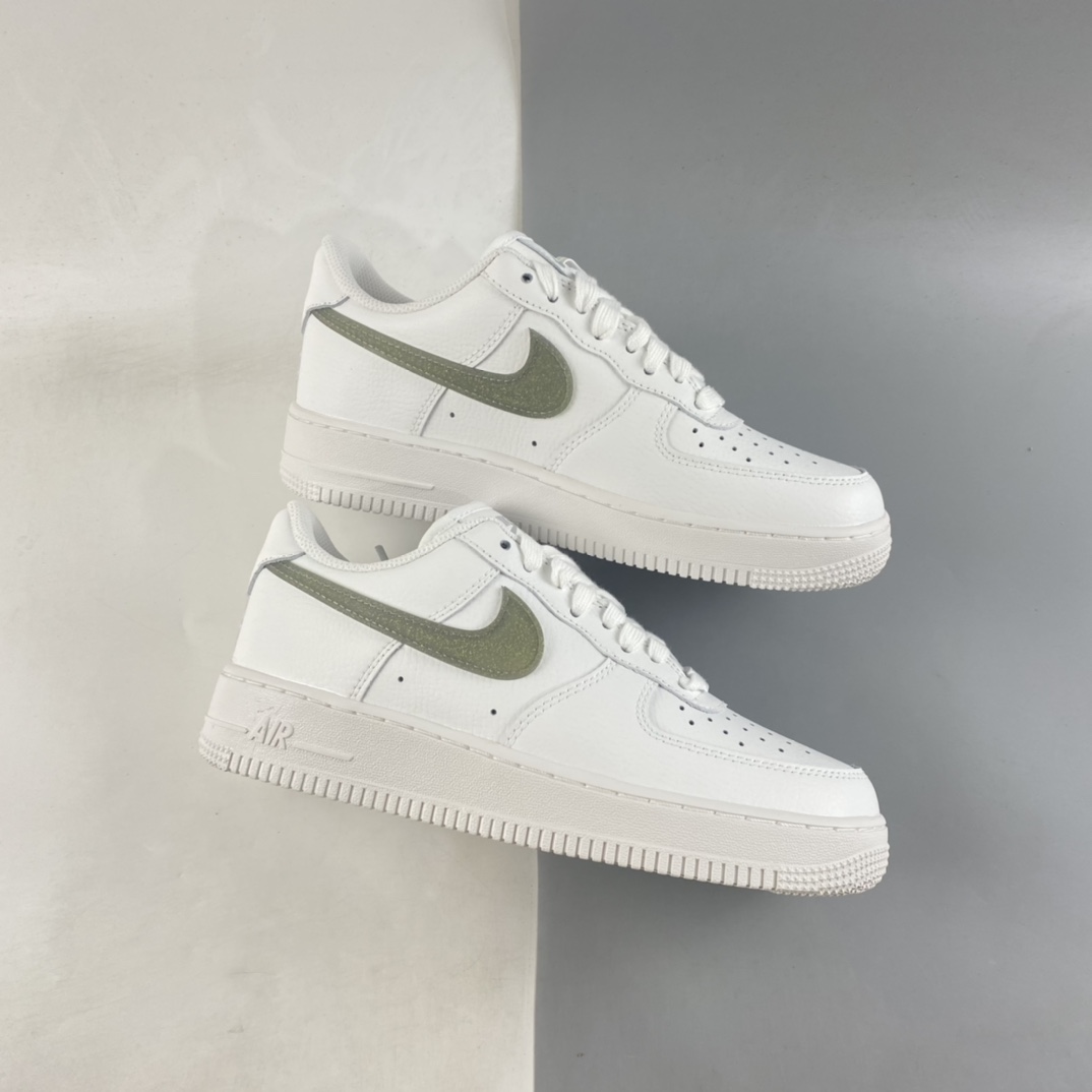 P200  Nike Air Force 1 Low ”Glitter Swoosh” 闪粉 空军一号低帮休闲板鞋 DH4407-101