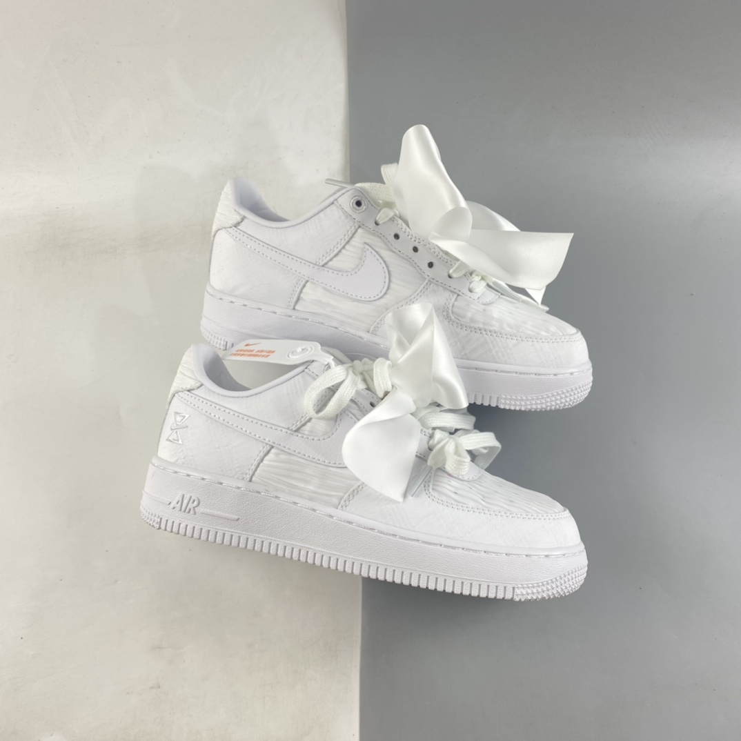 P220  Nike Air Force 1 Low ”Bow” 白蝴蝶结 空军一号低帮休闲板鞋 DV4244-111