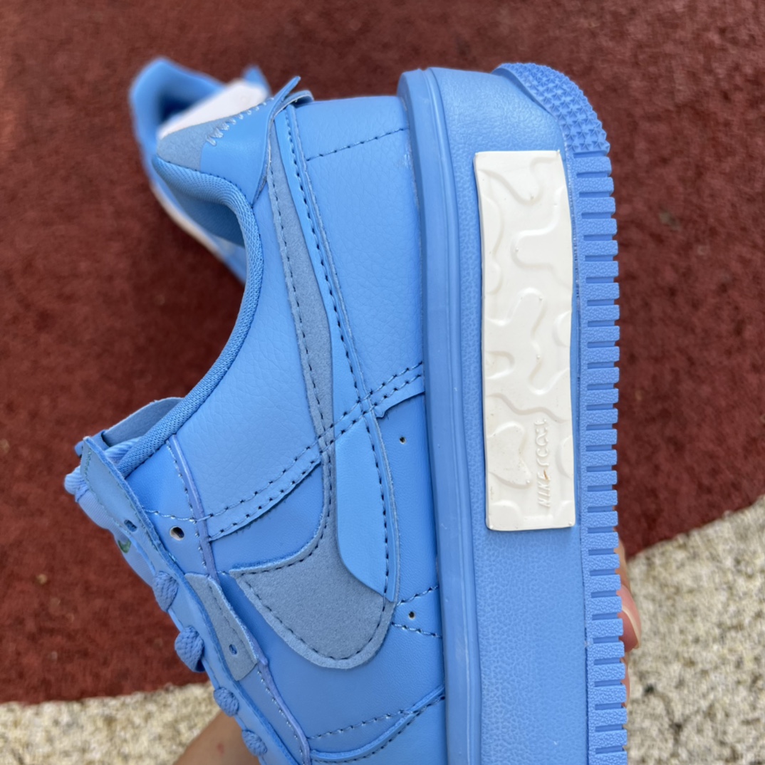 af1蓝色解构Nike Air Force 1 Fontanka AF1解构 空军板鞋 DH1290-400