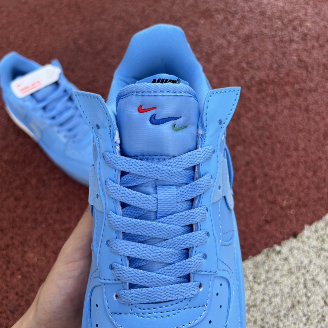 af1蓝色解构Nike Air Force 1 Fontanka AF1解构 空军板鞋 DH1290-400