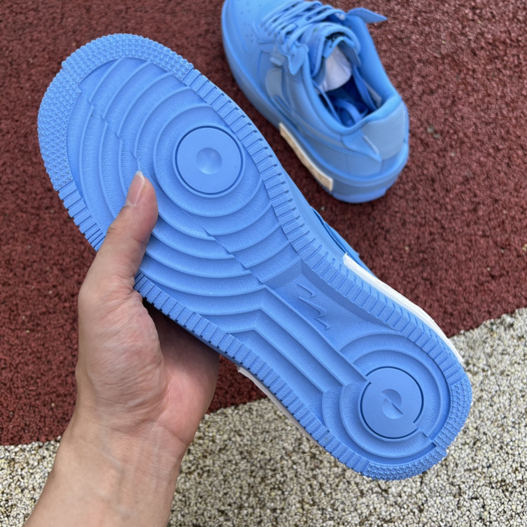 af1蓝色解构Nike Air Force 1 Fontanka AF1解构 空军板鞋 DH1290-400