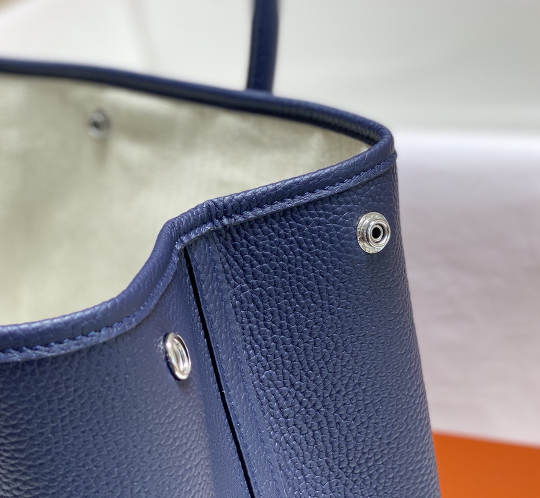 Hermès Garden Party 36 Blue Leather Tote Bag, Everyday Luxury 6 i1656411390 4962 5