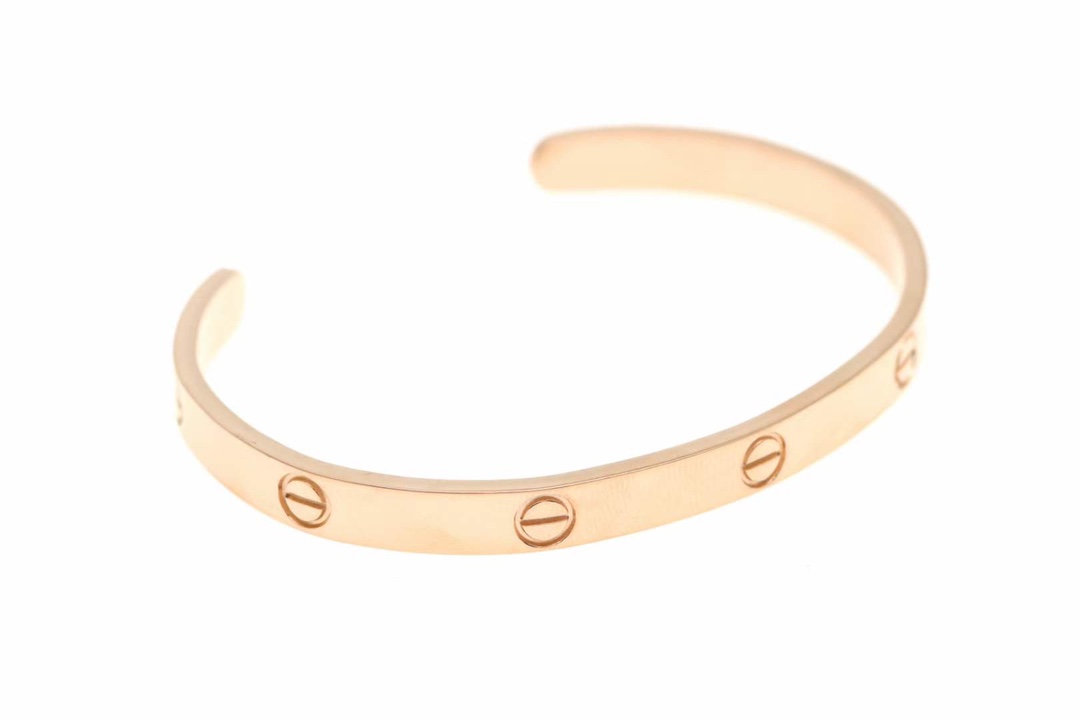 Cartier 卡地亚/Cartier Love无开钻口手镯