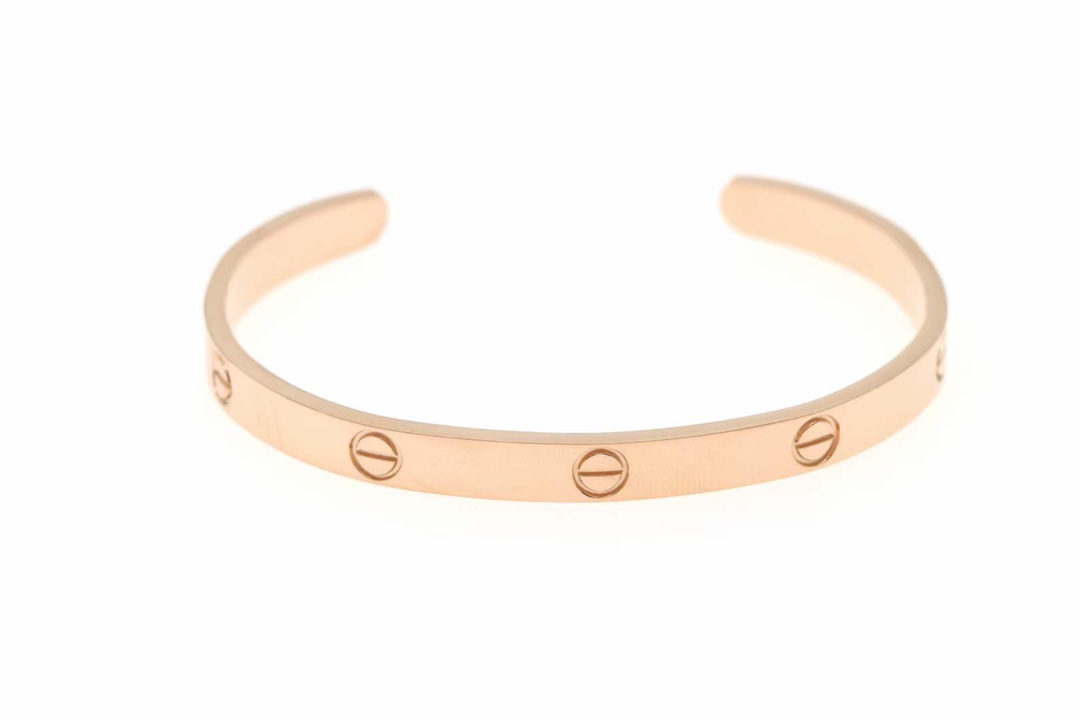 Cartier 卡地亚/Cartier Love无开钻口手镯