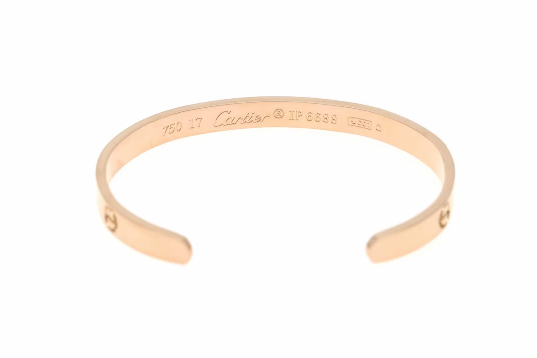 Cartier 卡地亚/Cartier Love无开钻口手镯