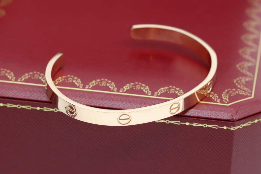 Cartier 卡地亚/Cartier Love无开钻口手镯