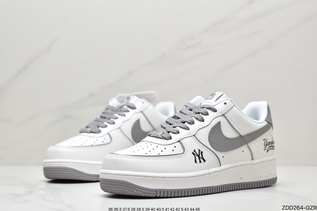 230 MLB x Nike Air Force 1 ’07 Low NY帆布印花 联名款 空军一号板鞋 BS8806-544