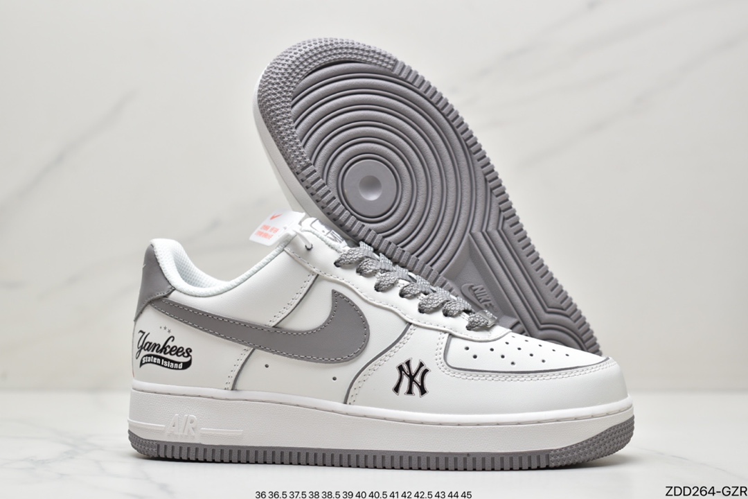 230 MLB x Nike Air Force 1 ’07 Low NY帆布印花 联名款 空军一号板鞋 BS8806-544