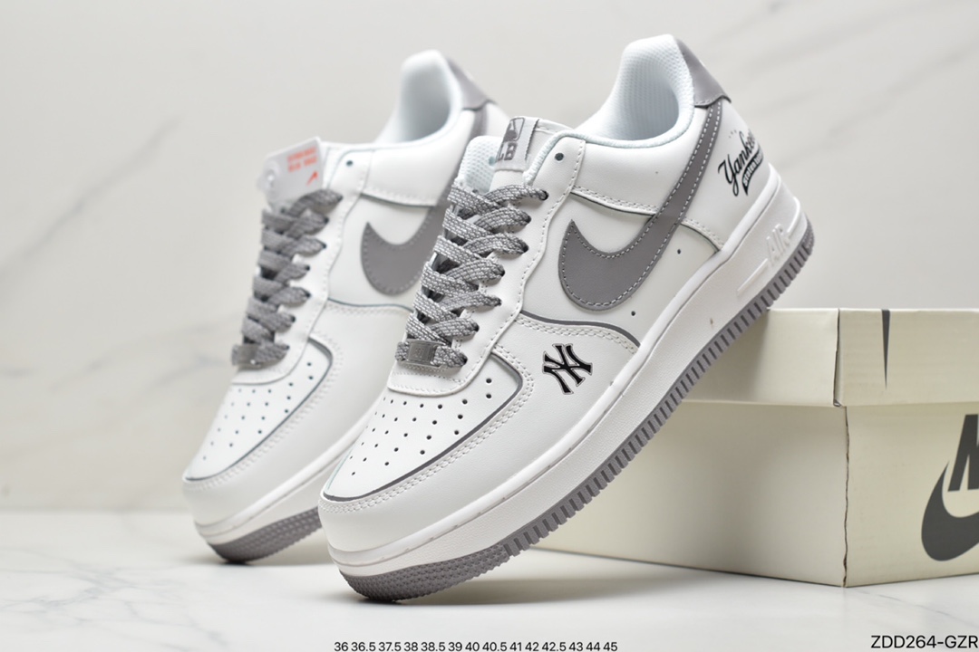 230 MLB x Nike Air Force 1 ’07 Low NY帆布印花 联名款 空军一号板鞋 BS8806-544