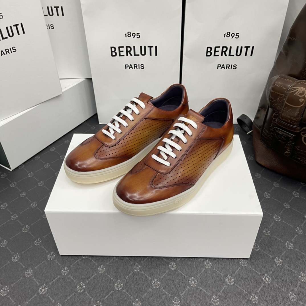 💋 💍 Berlut* 布鲁提 Playtime低帮运动鞋 新作#乘风破浪,城市即乐园。Playtime