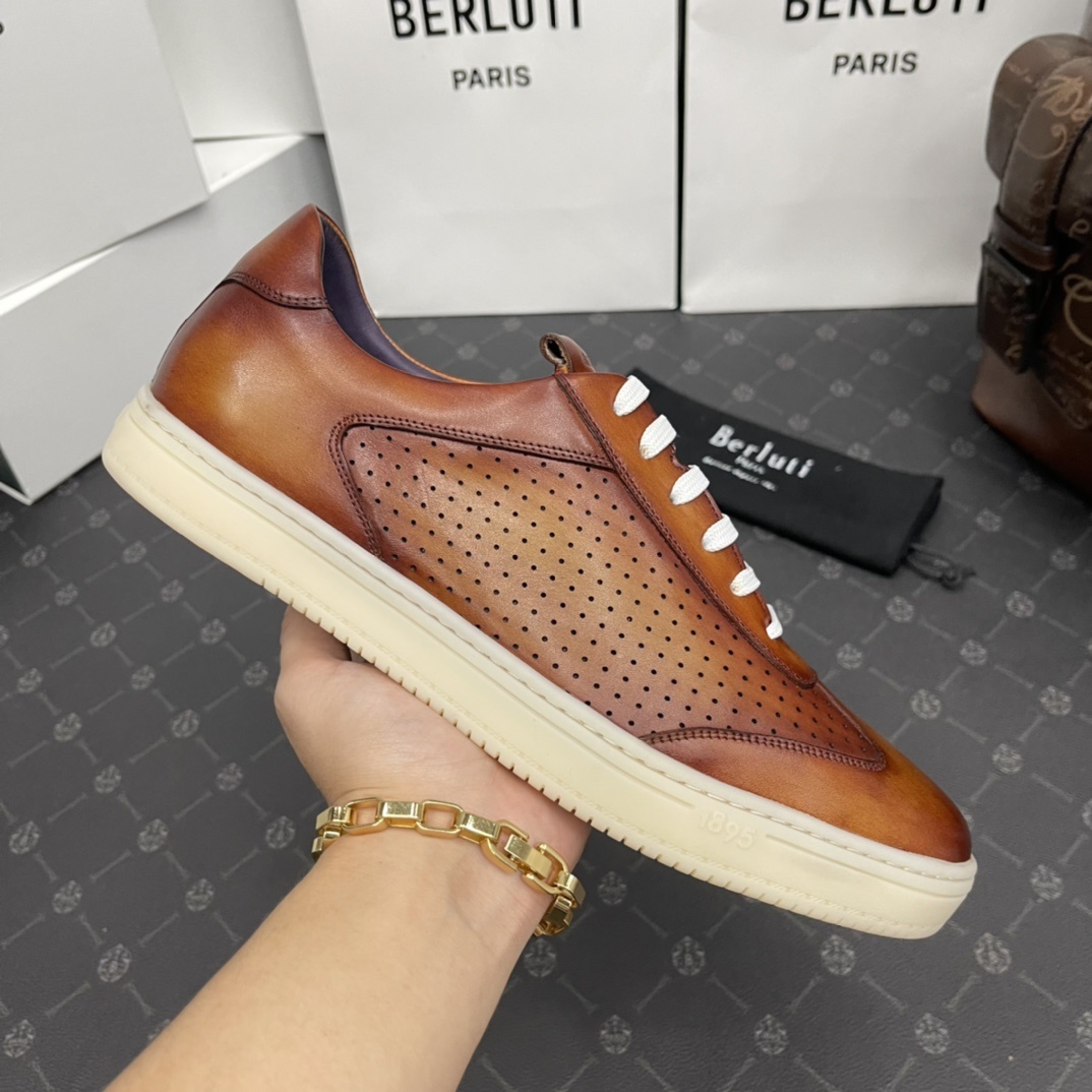 💋 💍 Berlut* 布鲁提 Playtime低帮运动鞋 新作#乘风破浪,城市即乐园。Playtime