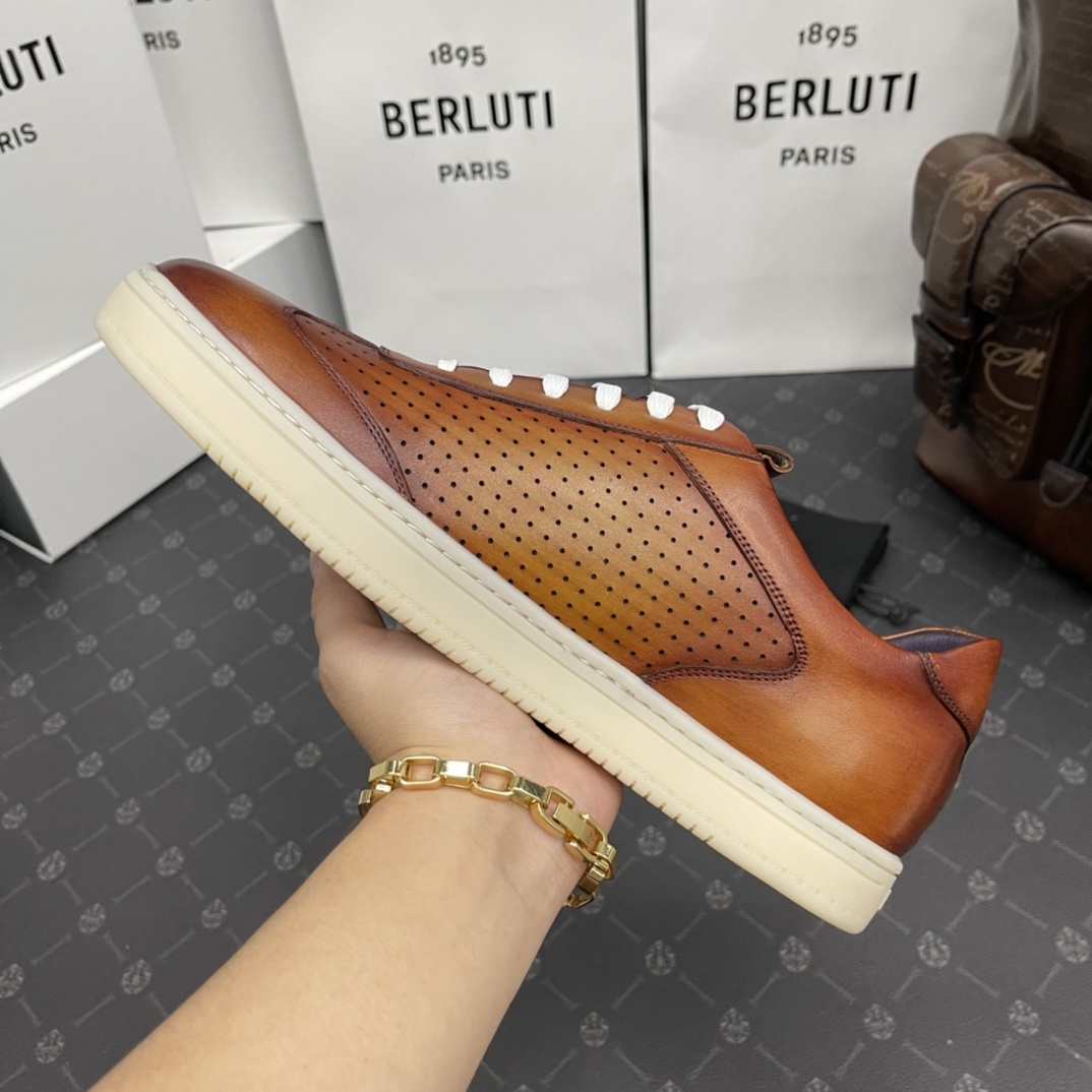 💋 💍 Berlut* 布鲁提 Playtime低帮运动鞋 新作#乘风破浪,城市即乐园。Playtime