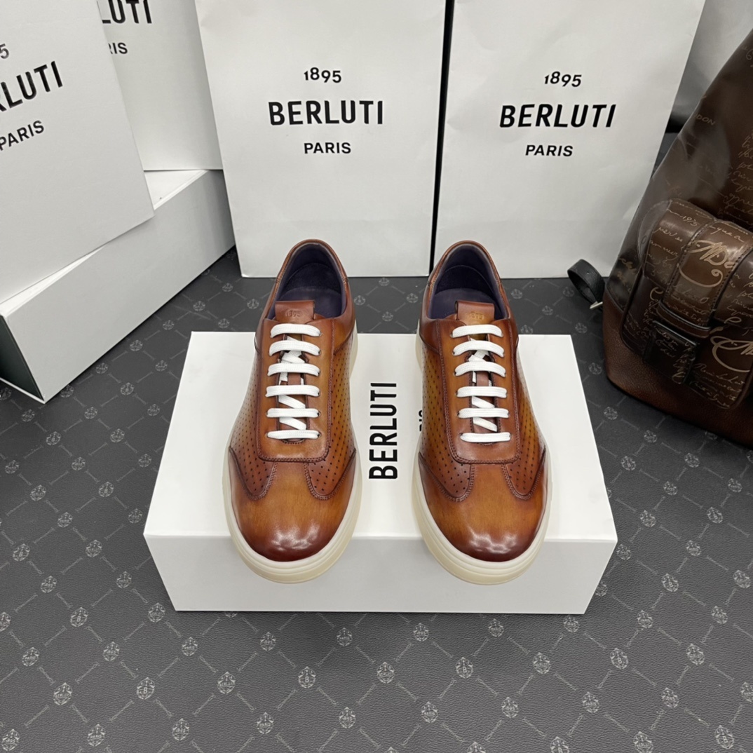 💋 💍 Berlut* 布鲁提 Playtime低帮运动鞋 新作#乘风破浪,城市即乐园。Playtime