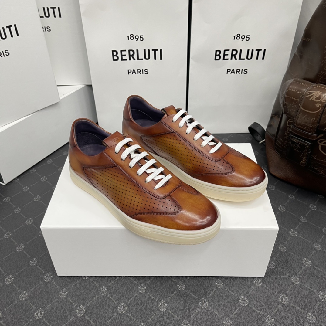 💋 💍 Berlut* 布鲁提 Playtime低帮运动鞋 新作#乘风破浪,城市即乐园。Playtime