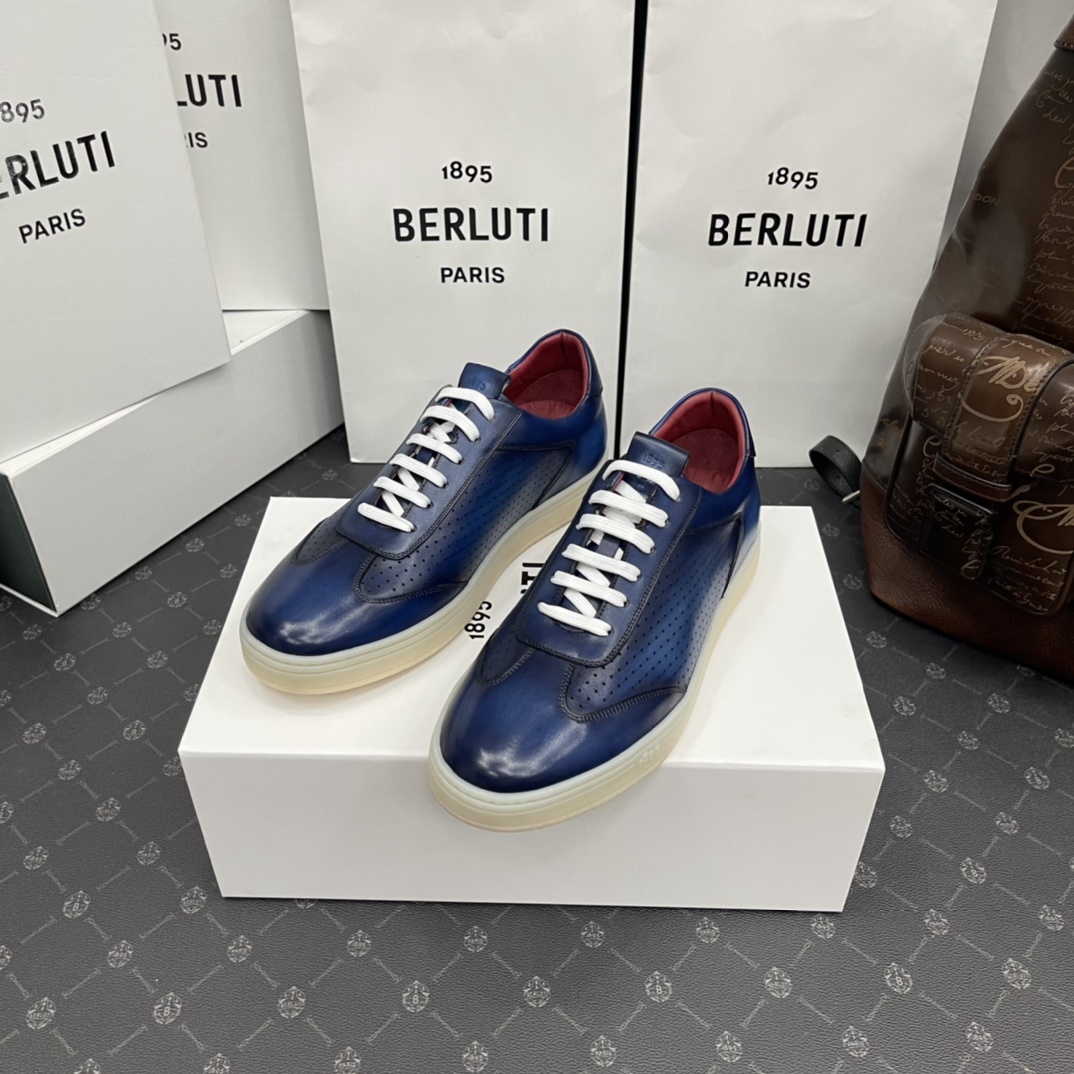💋 💍 Berlut* 布鲁提 Playtime低帮运动鞋 新作#乘风破浪,城市即乐园。Playtime