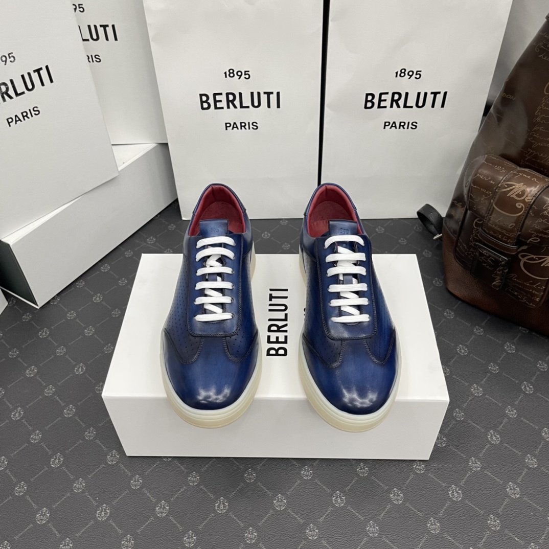 💋 💍 Berlut* 布鲁提 Playtime低帮运动鞋 新作#乘风破浪,城市即乐园。Playtime