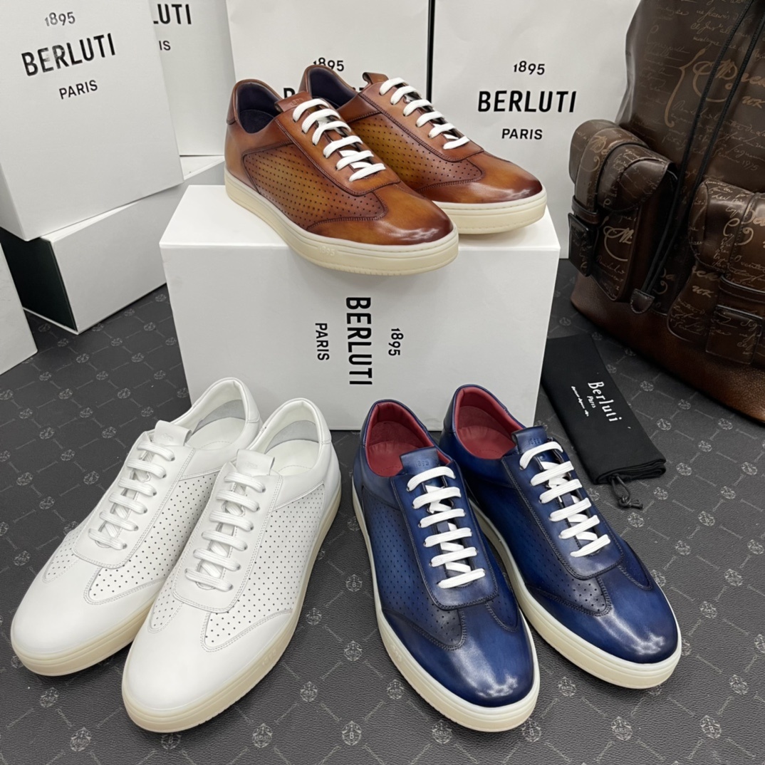 💋 💍 Berlut* 布鲁提 Playtime低帮运动鞋 新作#乘风破浪,城市即乐园。Playtime