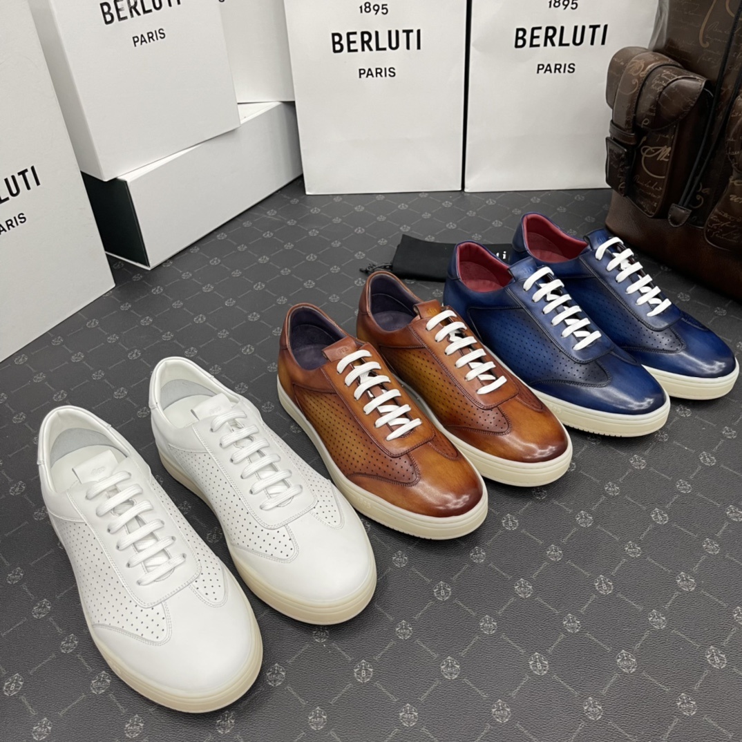 💋 💍 Berlut* 布鲁提 Playtime低帮运动鞋 新作#乘风破浪,城市即乐园。Playtime