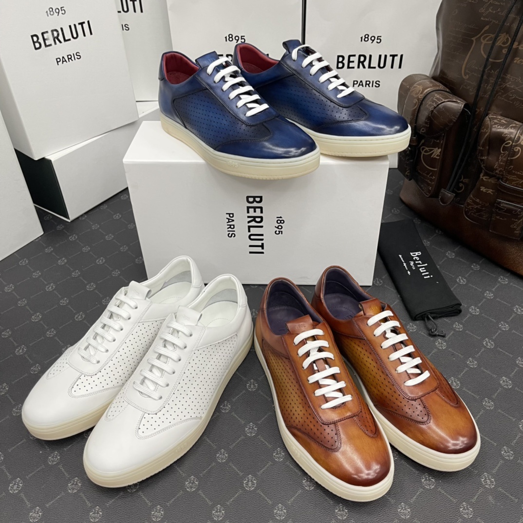 💋 💍 Berlut* 布鲁提 Playtime低帮运动鞋 新作#乘风破浪,城市即乐园。Playtime