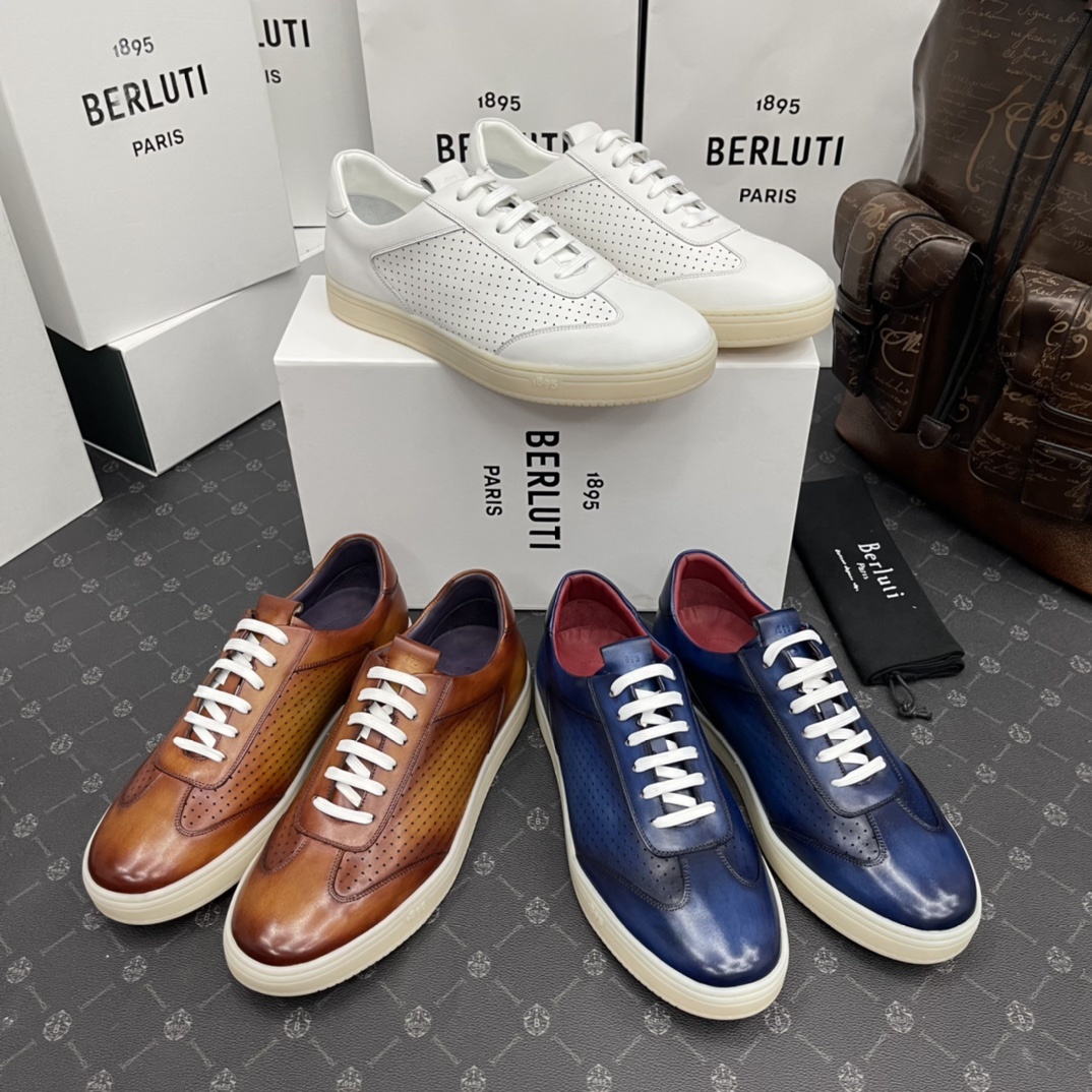 💋 💍 Berlut* 布鲁提 Playtime低帮运动鞋 新作#乘风破浪,城市即乐园。Playtime