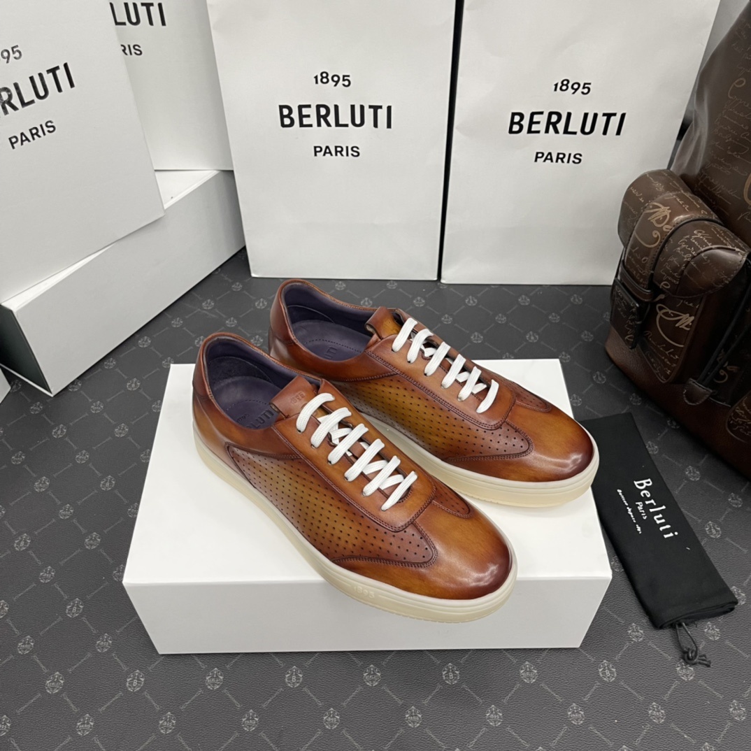 💋 💍 Berlut* 布鲁提 Playtime低帮运动鞋 新作#乘风破浪,城市即乐园。Playtime