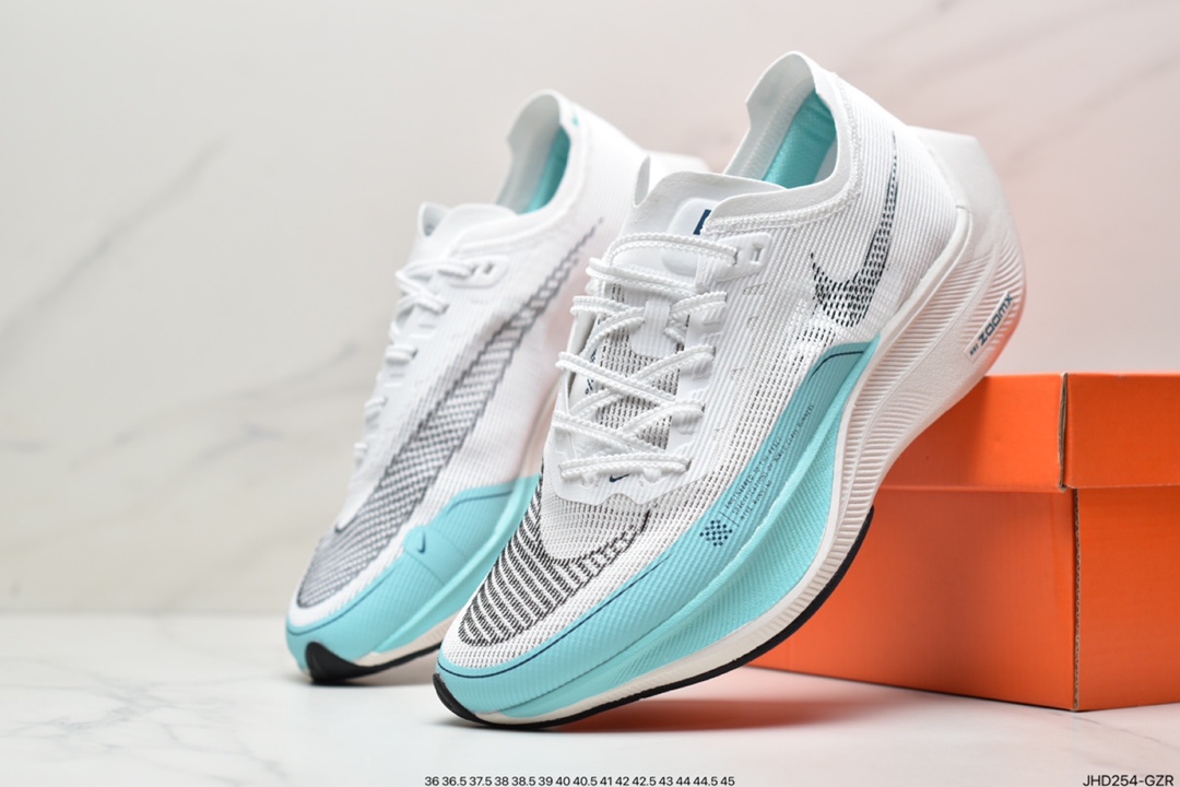 190 ZoomX Vaporfly NEXT% 2”Ice Blue”破2系列马拉松泡棉超轻缓震运动慢跑鞋 DM8324-400